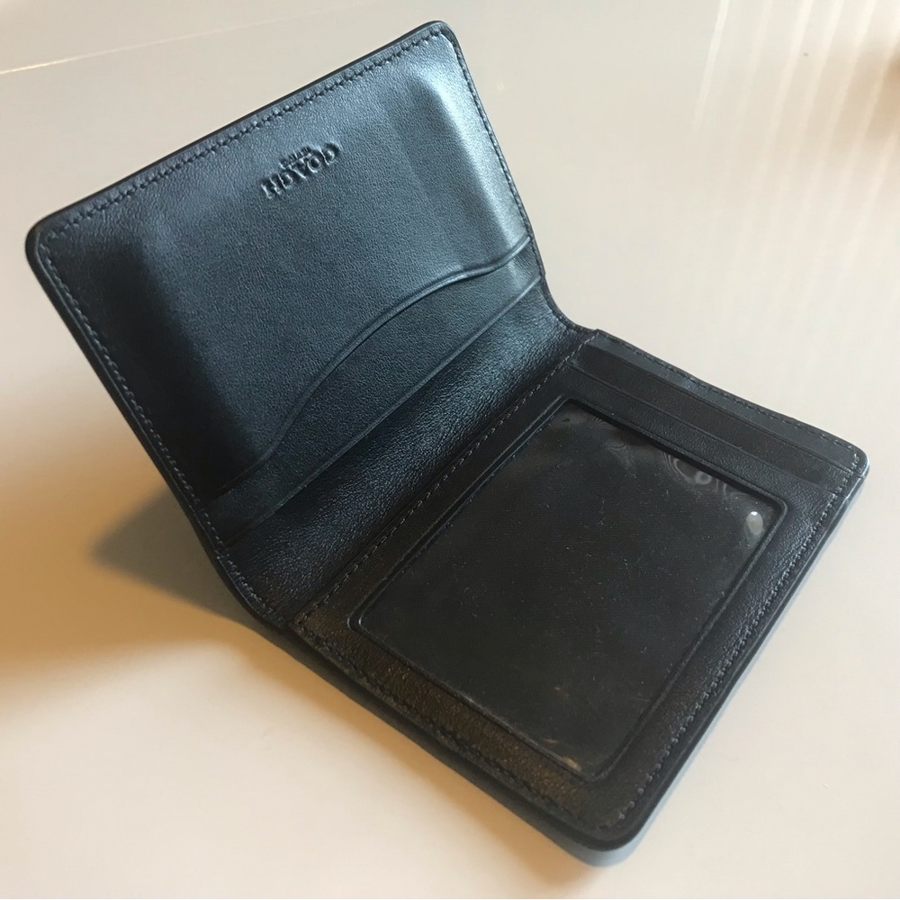 Coach Black Leather Bifold ID Wallet - Picture 4 of 7